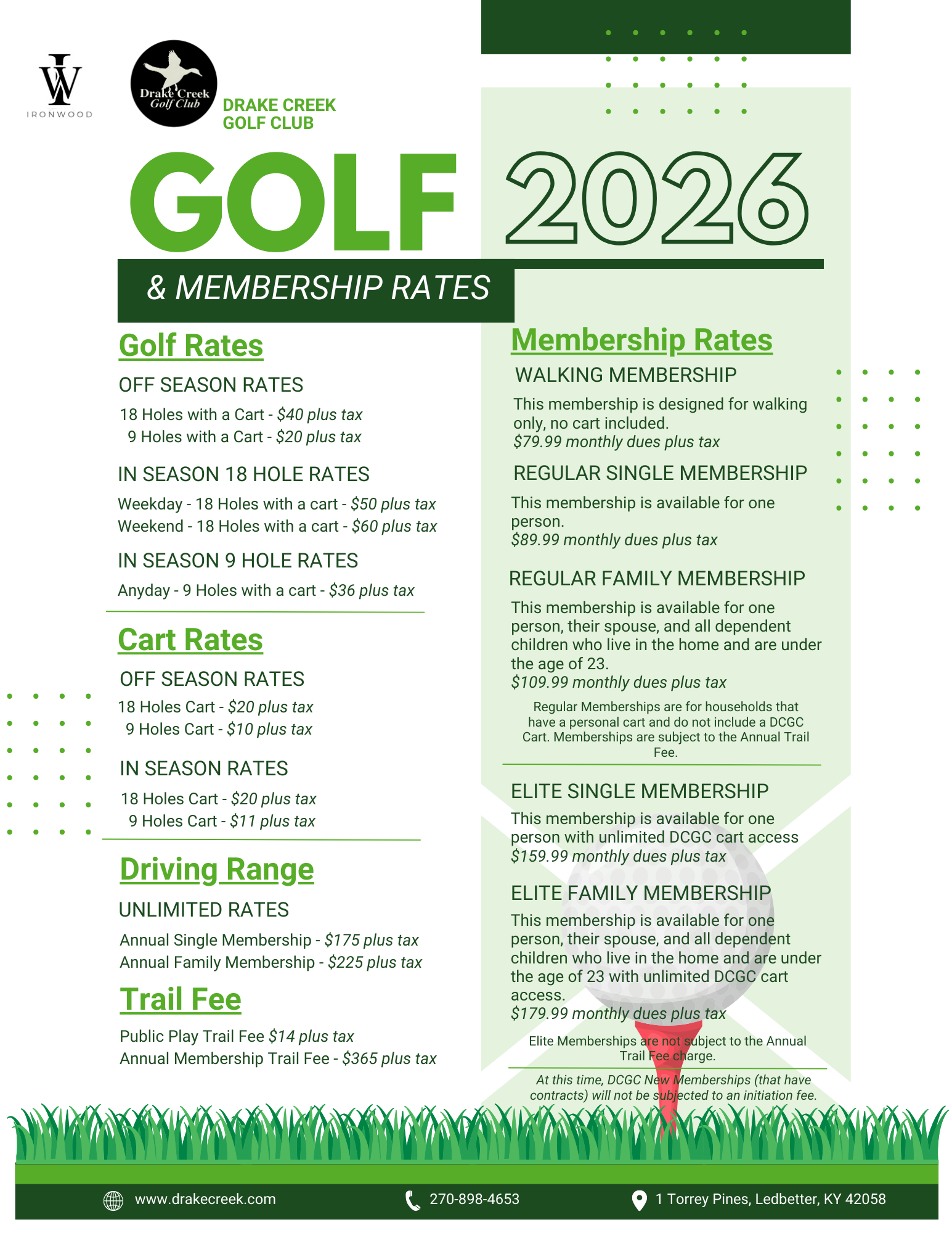 Green and White Modern Golf Tournament Flyer (2)